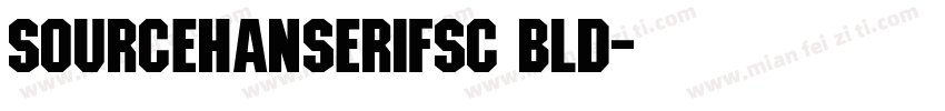 Sourcehanserifsc bld字体转换